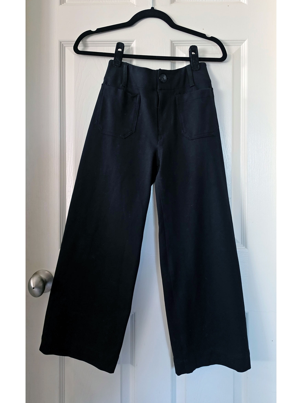 Anthropologie Colette Cropped Wide-Leg Pants by Maeve: Ponte Edition - 23P - Picture 5 of 7